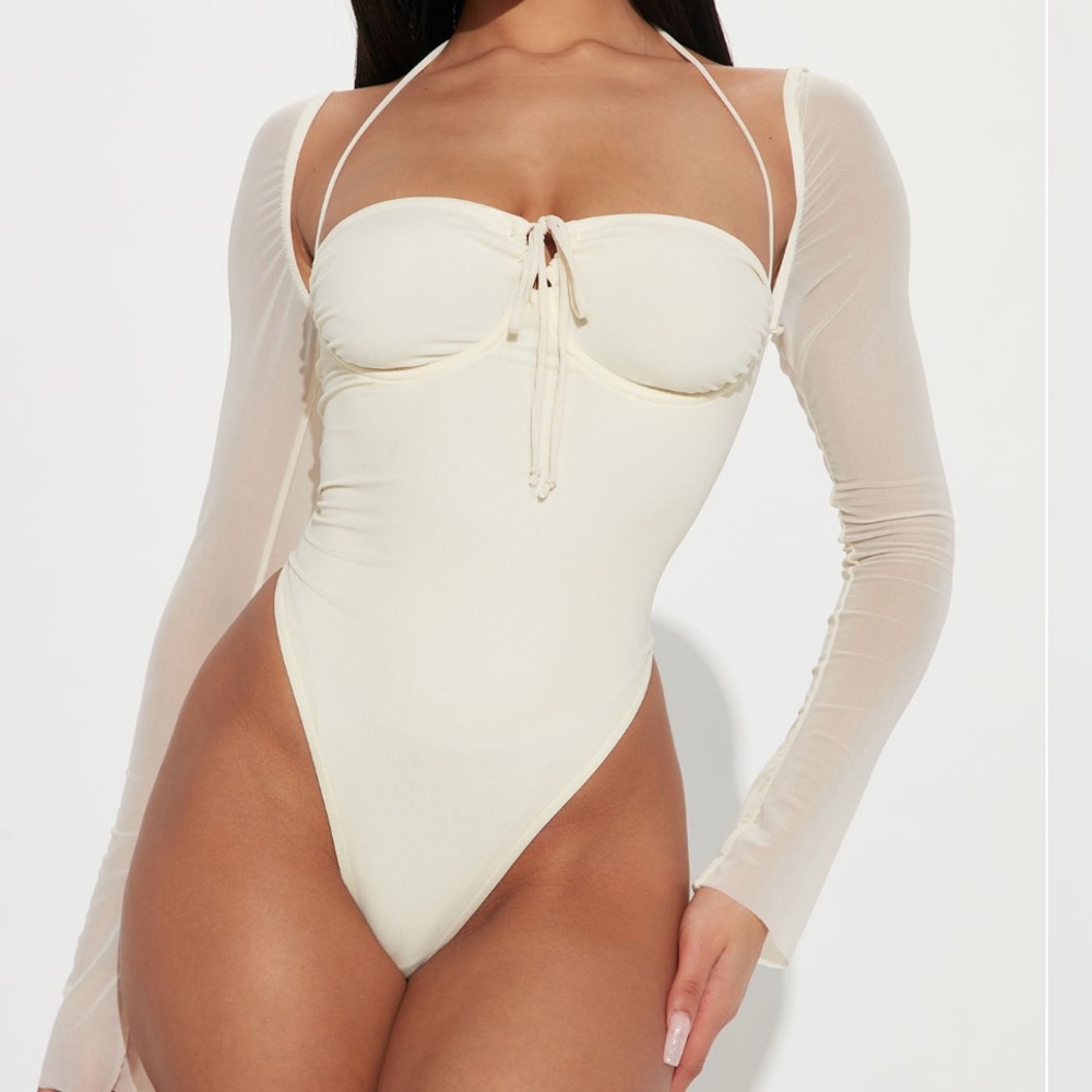 Elegant Cream Women's Bodysuit
